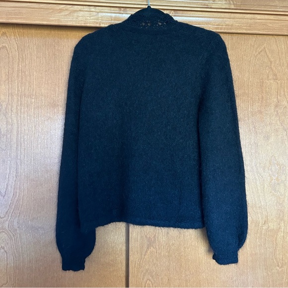 Sezane Angie Black Cardigan Sweater - Picture 10 of 13